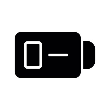 pil vektör düz simgesi