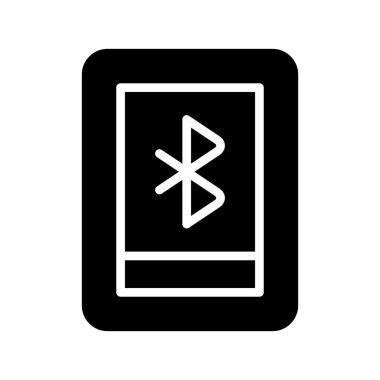 Bluetooth vektör düz simge