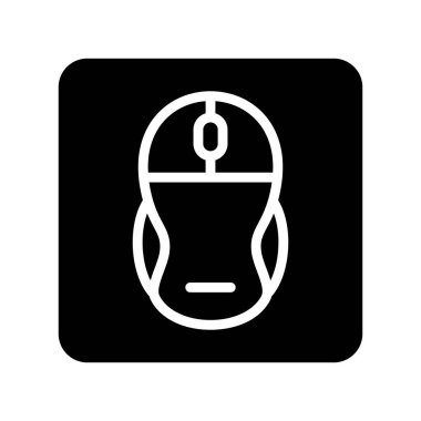 fare vektör glif simgesi