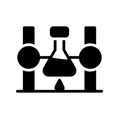 Lab Glyph Vektör Simgesi Tasarımı