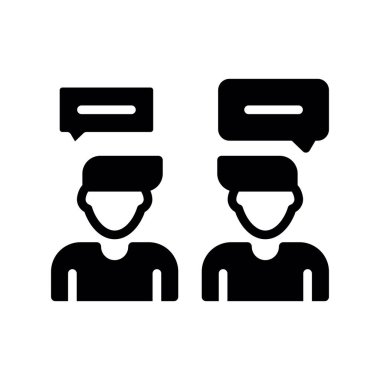 insanlar simge vektör illüstrasyonu