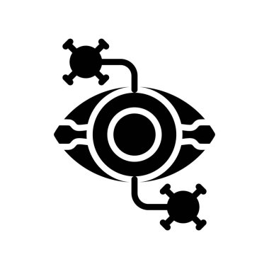 İHA vektör simgesi düz simge