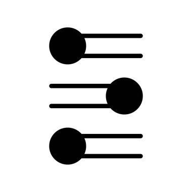 Müzik çalar simgesinin vektör illüstrasyonu