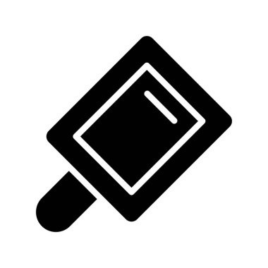 boya silindiri simgesi, basit vektör illüstrasyonu