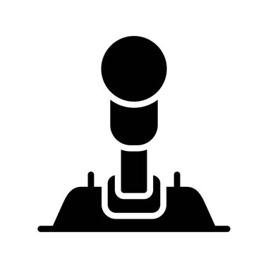 mikrofon vektörü düz simge