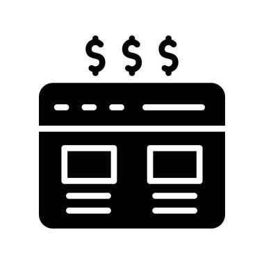 para glyph düz simgesi