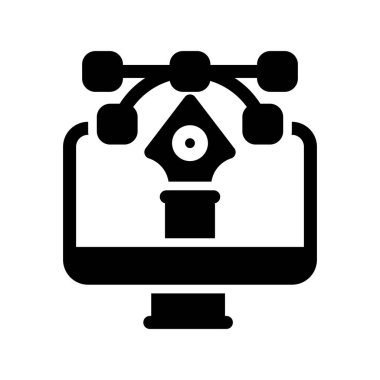 Kamera simgesi, vektör illüstrasyonu