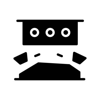 tost makinesi vektör illüstrasyonu