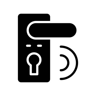 Modern b 'nin vektör illüstrasyonunda müziğin eksik simgesi