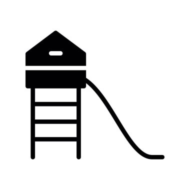 oyun alanı salıncak vektör illüstrasyonu