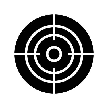hedef simge vektör illüstrasyonu