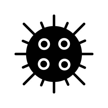 bakteri vektörü düz simge