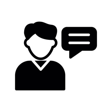 konuşma kabarcığı vektör çizimi