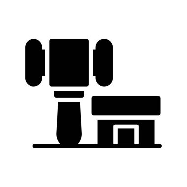 Fabrika sembolü düz simge