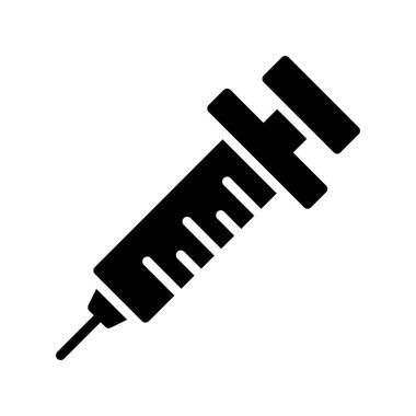 Enjeksiyon kabartma simgesi. Aşı enjeksiyonu. Şırınga. Aşı. Şırınga. Şırınga. Aşı. Aşı. vektör düzlüğü