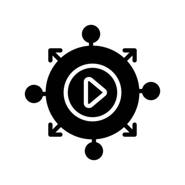 Vektör illüstrasyonu, simge ögesi arkaplanı