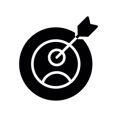 hedef simge vektör illüstrasyon tasarımı