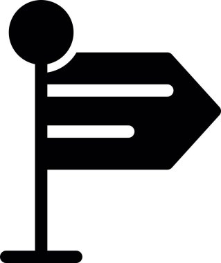 Yönlendirme yolu simgesi ana hat biçiminde