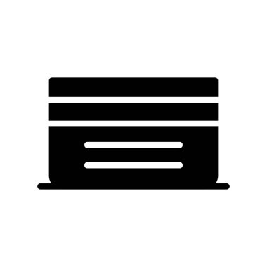 sunucu simgesi vektörü. izole vektör gösterimi