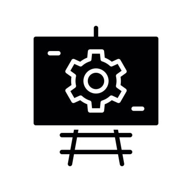 seo modern simgesinin vektör illüstrasyonu