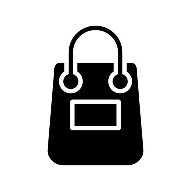 Şeffaf bir arka planda alışveriş poşeti vektör çizimi. Birinci kalite semboller. Konsept ve grafik tasarımı için simgeler.