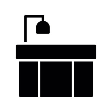 benzinlik ikonu vektör illüstrasyonu