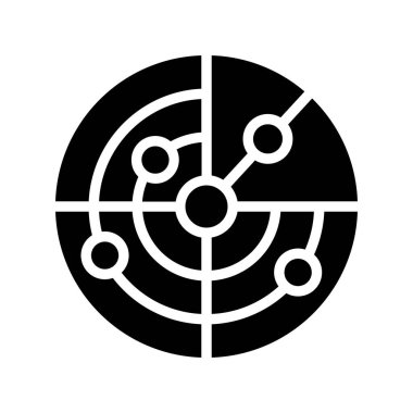 hedef hedef simge vektör illüstrasyonu