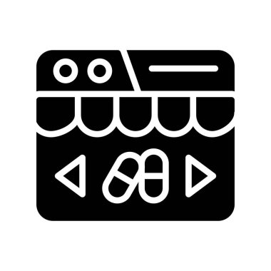 seo modern simgesinin vektör illüstrasyonu