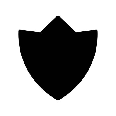 kalkan ikon vektör illüstrasyonu