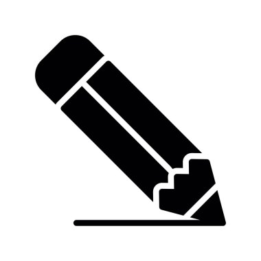 Kalem. Web simgesi basit illüstrasyon