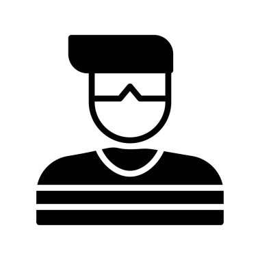 Koruyucu maske takan erkek avatar