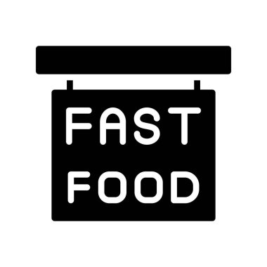 yiyecek ve içecek vektör simgesi