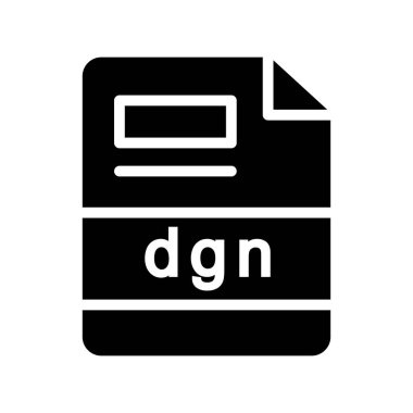 Dosya biçim simgesinin vektör illüstrasyonu