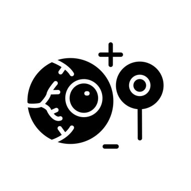 göz vektörü simgesi düz simge