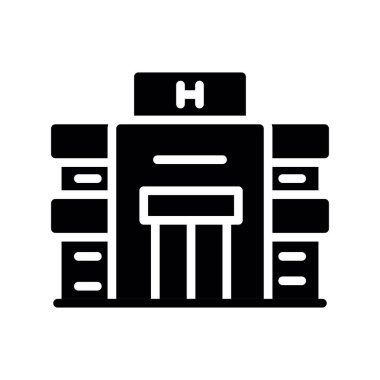 tıbbi vektör sembolü düz simge