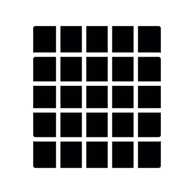 Beyaz arkaplanda siyah beyaz vektör simgesi. 10 saniye..