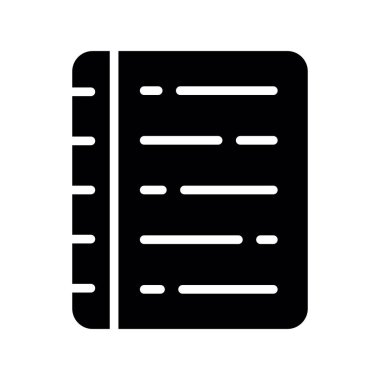 veri vektörü glyph düz simgesi