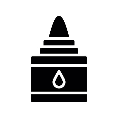 yağ damlası ikon vektör çizim şablonu