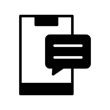 Smartphone Simgesi, vektör illüstrasyonu