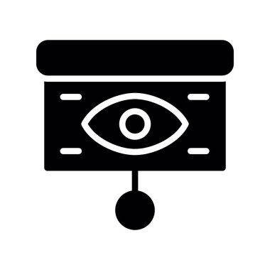 Göz tarama vektör çizimi