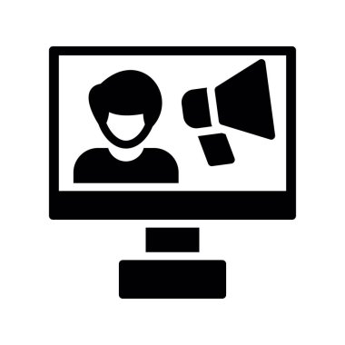 bilgisayar simgesi vektör illüstrasyonu