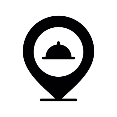 Otel vektör ikonu. Düz simge çizimi. Otel vektör illüstrasyonu.