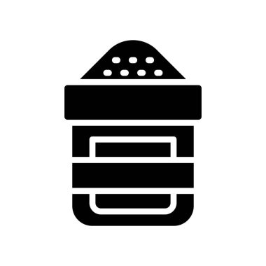 Pasta ikonunun resimli vektör grafiği. Parti için şablon tasarımı, tatlı, fırın, şekerci dükkanı.