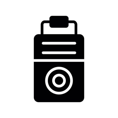 Beyaz arkaplanda vektör simgesi izole edildi