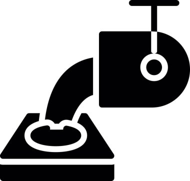 Siyah beyaz kahvenin vektör çizimi