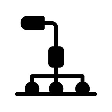 Ofis sandalyesi simgesi, taslak biçimi