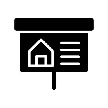 ev simgesi vektör illüstrasyonu