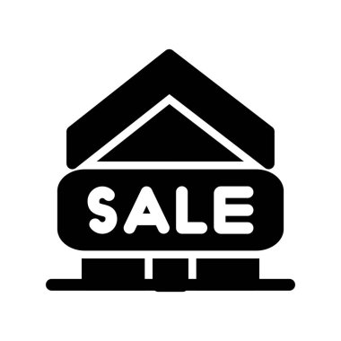 satış simgesi vektör illüstrasyonu