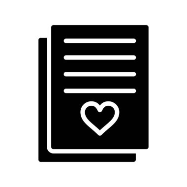 kalp simgesi, vektör illüstrasyonu