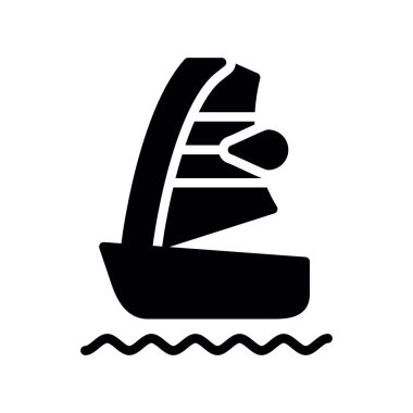 Yaz tatili sembolü vektör illüstrasyonu